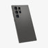 ACS07287 - Galaxy S24 Ultra Case Liquid Air in Matte Black showing the back